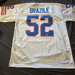 Brazile NFL autographed jersey. Wilder side of sports certified